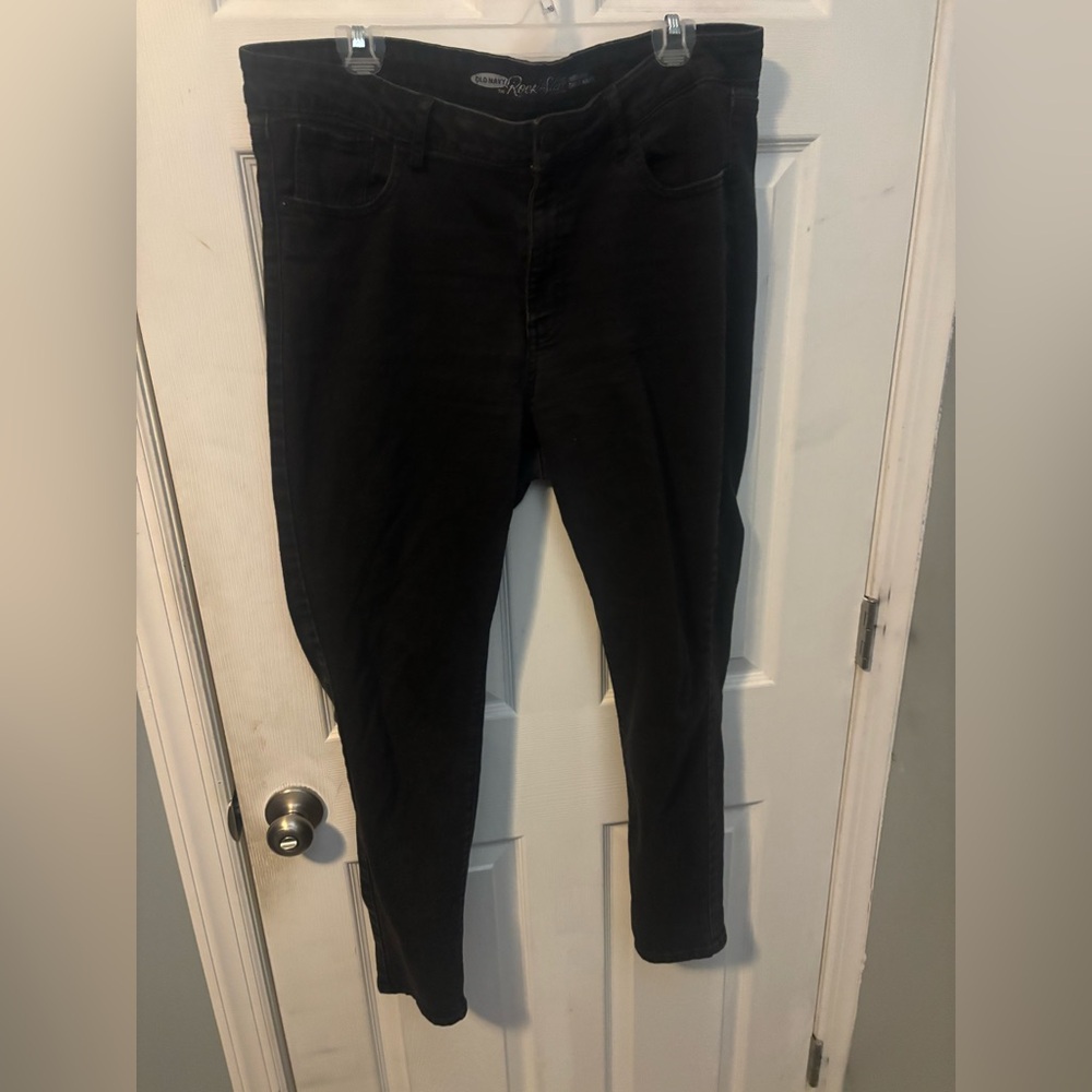 Old Navy Black High-Rise Jeans